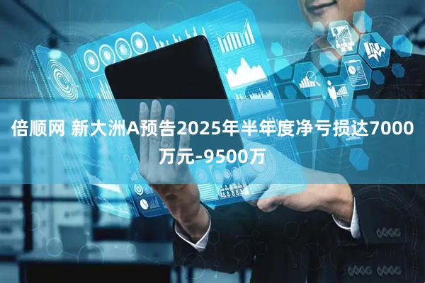 倍顺网 新大洲A预告2025年半年度净亏损达7000万元-9500万